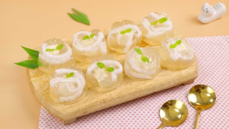 rau câu tráng miệng